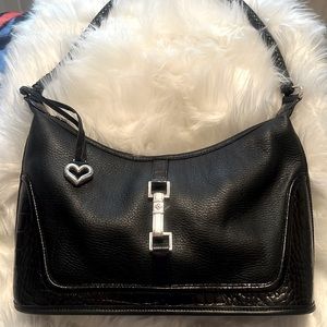 Beautiful Brighton hobo bag with braided strap.